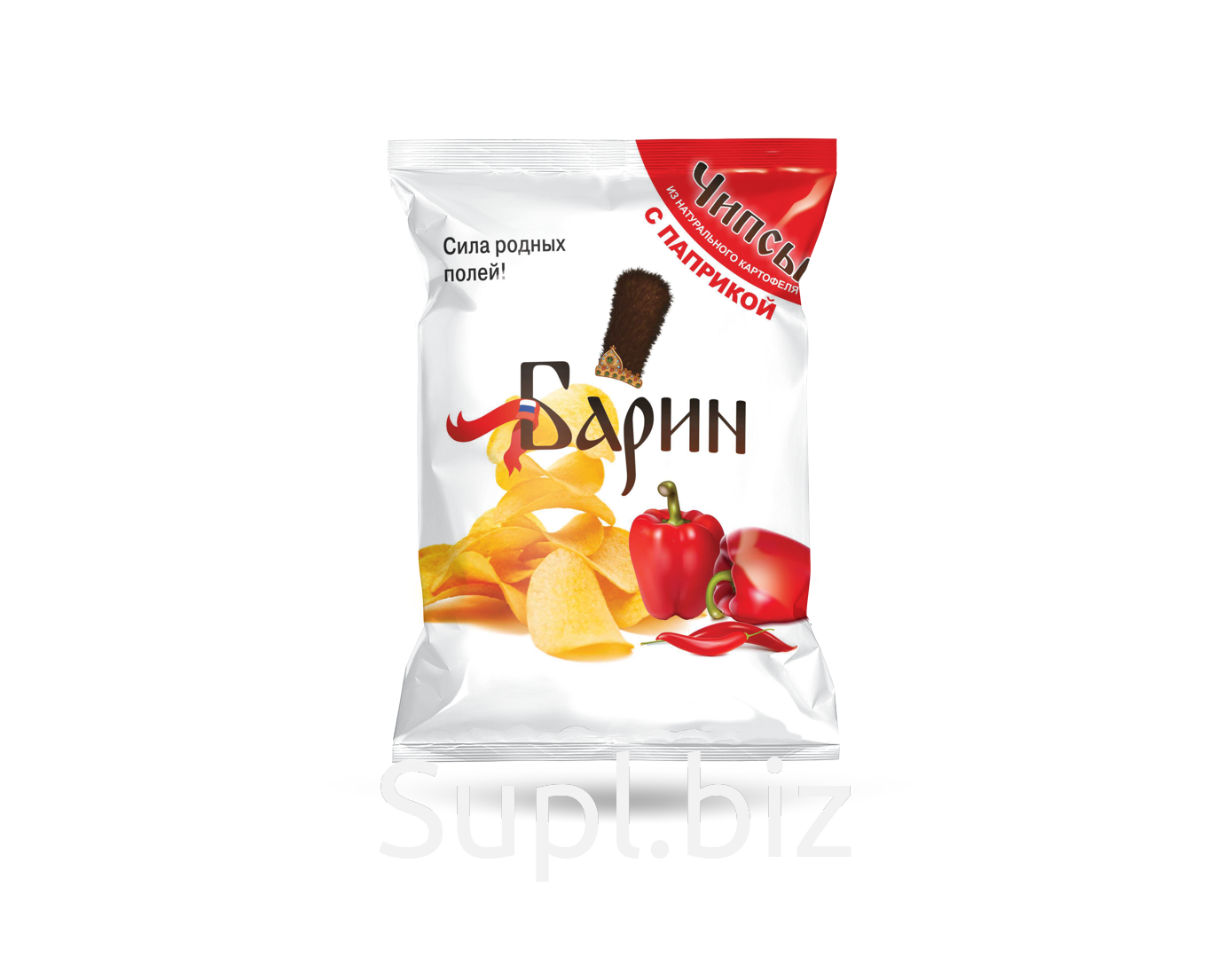 Натуральные картофельные чипсы "Барин", цена 25.00 RUB, купить в Коломне