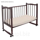 Трикотажная простыня на резинке ФЕЯ экрю 60*120*10 см,хл.100% 120 гр/м