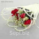 Салфетка Веер ажурная, лён, отбеленный