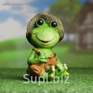 Садовая фигура "Лягушонок в шляпе"