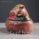 Горшочек для запекания "Кабан" малый, красная глина, 0,7 л