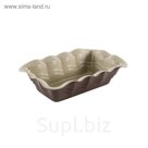 Форма для выпечки Oven, коричневая, прямоугольная, 27,8 x 17,7 x 7,2 см