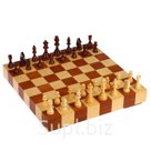 Настольная игра набор 2 в 1 Бесар шахматы шашки доска 43х43 см