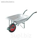 Тачка строительная, 1-колёсная: груз/п 150 кг, объём 65 л, пневмоколесо 360 х 16 мм, кузов ОЦ 0.6 мм