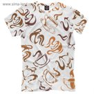 Футболка мужская "Кофейник", размер 5XL EDA-700147