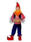 Костюм Гном Весельчак (рубаха с жилетом, брюки, башмаки+борода) р.30 зв.маскарад (Б.)/434