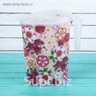 Банка для сыпучих продуктов 1,5 л "Цветочный сад" , цвета МИКС
