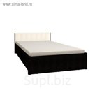 Кровать со стационарным основанием BERLIN 33, 1400х2000, металл, венге