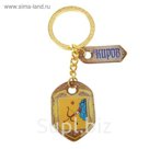 Брелок двухсторонний со смоляной заливкой "Киров. Герб"