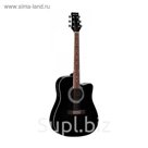 Электроакустическая гитара MARTINEZ  FAW - 702 CEQ / TBK