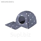 Домик  Дарэлл "Юрта" №2 , 42*42*41, бязь , серый