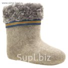 Валенки детские "Медвежонок" с отделкой МИКС, р. 26