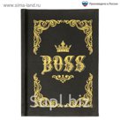Ежедневник "Босс", А6, 80 листов, экокожа