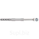 SXR-Z 6х60 Фасадный дюбель с шурупом fischer для биты PZ, оц. сталь, артикул 503233F
