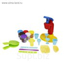 Набор для лепки WINX "Магическая фабрика мороженого", 56 гр, 6 цветов, пресс, посудка