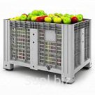 Пластиковый контейнер iBox 1200х800 перфорированный