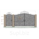 Кованые ворота и калитка 22