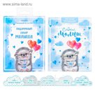 Подарочный набор "Подарочный набор малыша": наклейки для фотографирования (11 шт.), фотоальбом на 36 фото