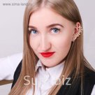Серьга "Каффа", цвет МИКС