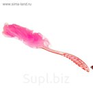 Мочалка на ручке 30 г, цвета МИКС