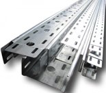 Швеллер перфорированный ШП К015 70x44x3000 ТУ 36-1434-82 1 или 3 перфорации, толщина 2