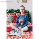 Толстовка женская Кэт -2  синий, р-р 48