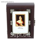 Ключница с фоторамкой 10х15 см ажурная "Грета"