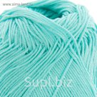 Пряжа "Coco" 100% мерсеризованный хлопок 240м/50гр (3867 светлая бирюза )