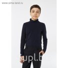 Водолазка для мальчика, рост 128 см, цвет синий