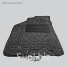 Коврики в салон для Suzuki Swift 5-дв. Хетчбэк 1989-2005, 4 шт., текстиль "DUNLOP", серый