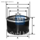 Фильтр масляный UFI 2312902