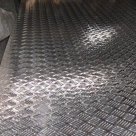 Лист рифленый нержавеющий 0.5-12мм декоративный