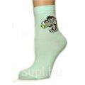 Носки женские 21-101/ОБ хлопок салатовый