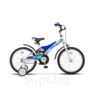 Велосипед 18 Stels Jet Z010 цвет белый синий