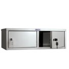 Шкаф кассира ПРАКТИК «AMB-15/2» на 2 отделения, 196?600?330 мм, ключевые замки, собранный