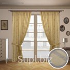 Шторы "УЮТ", размер 150х260 см-2 шт., 2 подхвата цвет 792/1