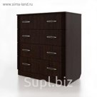 Комод 4 ящика Нокс 804х460х880  Венге