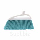 Щетка пластмассовая для подметания пола 230 мм LUX без черенка бирюзовая щетина ELFE