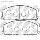Колодки тормозные дисковые NIBK PN5211