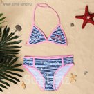 Купальный костюм для девочки "GRAND CHIC", рост 152 (38) см, цвет розовый ИКТ ESLI