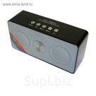 Портативная акустика WS-768, Bluetooth, USB, micro SD, FM, черная
