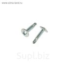 Саморез с прессшайбой TUNDRA krep, сверлоконечный, 4.2х19 мм, цинк, 15 кг