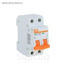 Выключатель автоматический TDM ВА47-29, 2п, 16 А, 4.5 кА, SQ0206-0093