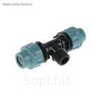 Тройник ПНД STR, 20 мм х 3/4" х 20 мм, наружная резьба
