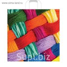 Пакет "Нежные пряди", полиэтиленовый с петлевой ручкой 40х40, 120 мкм