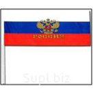 флаг россия с гербом 60*90 см Синтетическая ткань P-300 /12/600/