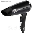 Фен CENTEK CT-2220, 1600Вт, складная ручка, концентратор, цвет чёрный хром