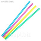 Набор трубочек для коктейля, 7х210 мм, Fresh, цветные, 250 шт в упаковке