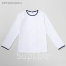 Блузка для девочки , рост 122-128 см, цвет белый