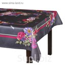 Скатерть Gloria, размер 140х180 см, шоколадный, поликоттон